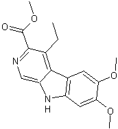 Methyl-6,7-dimethoxy-4-ethyl-β-carboline-3-carboxylate