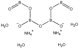 四硼酸铵四水结构式