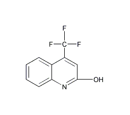 4-三氟甲基-2-羟基喹啉结构式