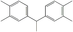 1,1-双(3,4-二甲基苯基)乙烷结构式