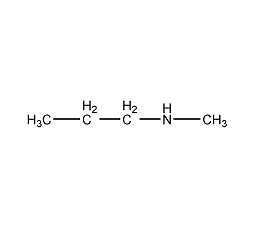 N-甲基丙胺结构式
