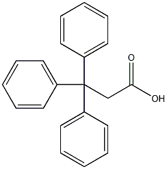 3,3,3-三苯基丙酸结构式
