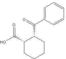 cis-2-Benzoyl-1-cyclohexanecarboxylic acid