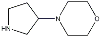 4-(3-吡咯烷基)吗啉结构式