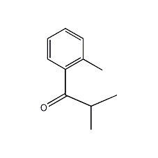 2-甲基-1-(2-甲基苯基)-1-丙酮结构式