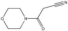 N-氰基乙酰苯吗啉结构式