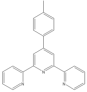 4-(4-甲氧基苯基)-2,2:6,2-三吡啶结构式