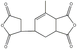 5-(2,5-二氧四氢呋喃)-3-甲基-3-环己烯-1,2-二碳酸酐结构式