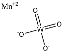 钨酸锰(Ⅱ)结构式