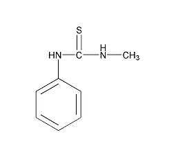 1-甲基-3-苯基硫脲结构式