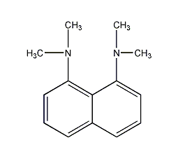 N,N,N',N'-四甲基-1,8-萘二胺结构式