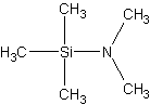 N-(三甲基硅基)二甲胺结构式