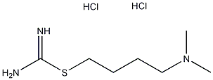 4-(N,N-二甲氨基)丁基异硫脲二盐酸盐结构式