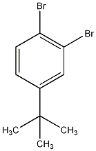 1,2-二溴-4-叔丁基苯结构式