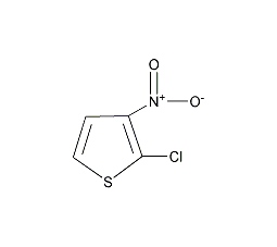 2-氯-3-硝基噻酚结构式