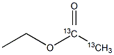 乙酸乙酯-1,2-13C2结构式