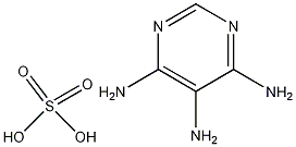 4,5,6-三氨基嘧啶硫酸盐结构式