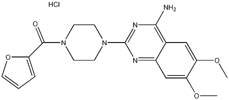 哌唑嗪盐酸结构式