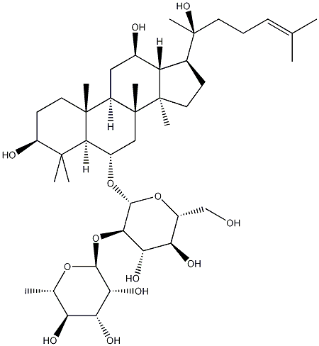 人参皂苷-Rg2结构式