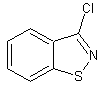 3-氯-1,2-苯并异噻唑结构式