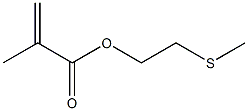 2-(甲硫基)甲丙烯酰酸乙酯结构式