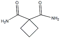 环丁烷-1,1-二甲酰胺结构式