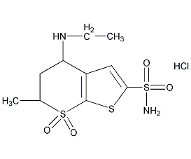 多佐胺结构式