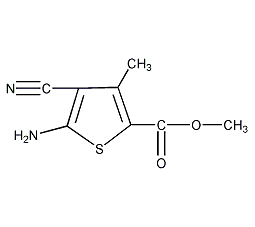 2-Amino-3-cyano-4-methyl-5-carbmethoxythiophene