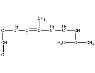 甲酸香叶酯结构式