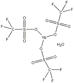 三氟甲烷磺酸镱水合物结构式