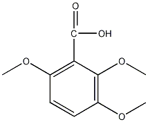 2,3,6-三甲氧基苯甲酸结构式