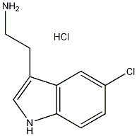 5-氯色胺盐酸盐结构式