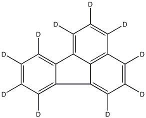 荧蒽-d10结构式