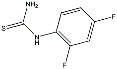2,4-二氟苯硫脲结构式