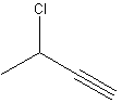 3-氯-1-丁炔结构式