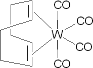 1,5-环辛二烯四羰基钨结构式