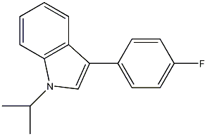 1-Isopropyl-3-(4-fluorophenyl)indole