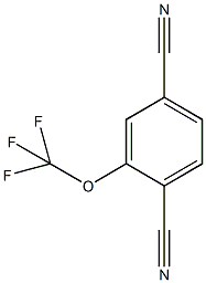 l,4-二氰基-2-(三氟甲氧基)苯结构式