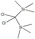 二氯二(三甲基甲硅烷基)甲烷结构式