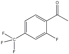 2'-氟-4'-(三氟甲基)苯乙酮结构式