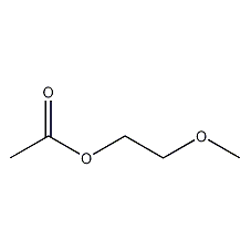 2-甲氧基乙基乙酸酯结构式