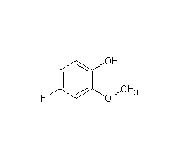 4-氟-2-甲氧基苯酚结构式