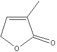 3-甲基-2-(5H)-呋喃酮结构式
