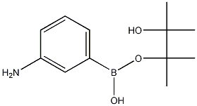 3-(4,4,5,5-四甲基-1,3,2-二氧杂硼烷-2-基)苯胺结构式