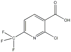 2-氯-6-三氟甲基烟酸结构式