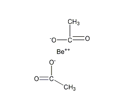 醋酸铍结构式