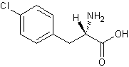 L-4-氯苯丙氨酸结构式