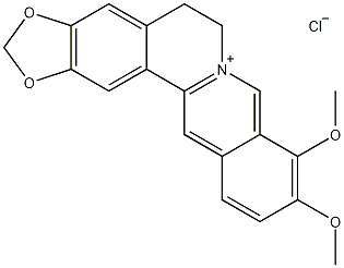 氯化黄连素结构式