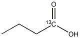 丁酸-1-13C结构式