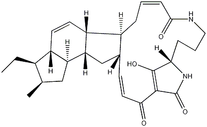 斑鸠霉素结构式